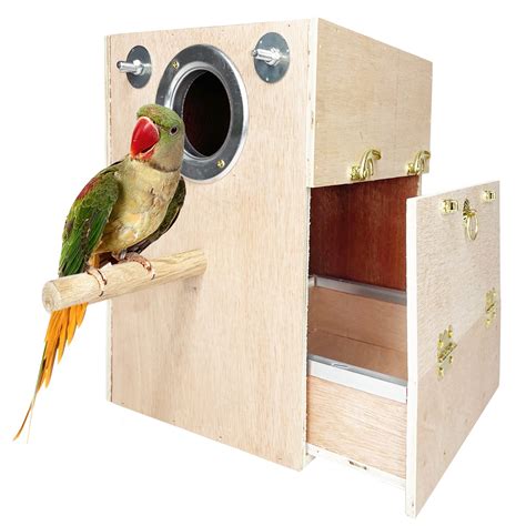 metal nest boxes for conures|sun conure nesting box.